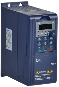 Преобразователь частоты A650 380В 3Ф 2,2кВт 5,5А M (ONI) A650-33E022TM