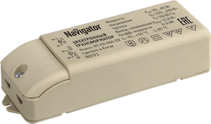 Трансформатор электронный 60w 12v с защитой (Navigator Group) 94432