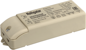 Трансформатор электронный 105w 12v с защитой (Navigator Group) 94433