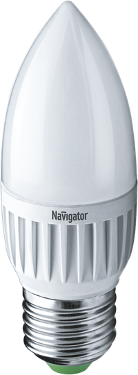 Лампа светодиодная LED 5вт E27 теплый матовая свеча (Navigator Group) 94481