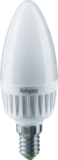Лампа светодиодная LED 7вт E14 теплый матовая свеча (Navigator Group) 94491