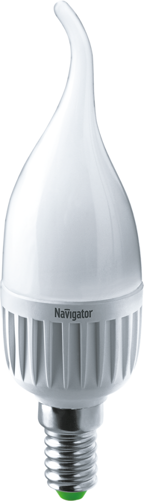 Лампа светодиодная LED 7вт E14 теплый матовая свеча на ветру (Navigator Group) 94495