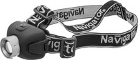 Фонарь светодиодный NPT-H06-3AAA 1LED 5Вт налобный пластик+металл (Navigator Group) 94913