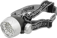 Фонарь светодиодный NPT-H01-3AAA 25LED налобный пластик (Navigator Group) 94946