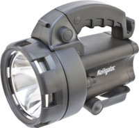 Фонарь светодиодный NPT-SP09-ACCU 1LED 3Вт+4LED аккумуляторный прожектор пластик (Navigator Group) 94963