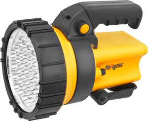 Фонарь светодиодный NPT-SP10-ACCU 37LED аккумуляторный прожектор пластик (Navigator Group) 94966