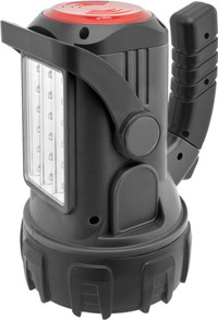 Фонарь светодиодный NPT-SP12-ACCU 1LED 3Вт+18+4LED аккумуляторный прожектор пластик (Navigator Group) 94975