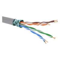 Витая пара F/UTP 4 пары CAT 5E нг(А)-HF серый катушка 305м (DKC) RN5EFUK01GY