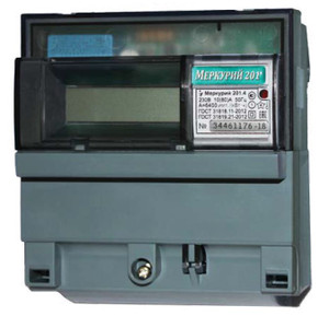 Счетчик электроэнергии Меркурий однофазный однотарифный, 1080, класс точности1.0, D, ЖКИ, импульсный выход (Инкотекс) 00000032418