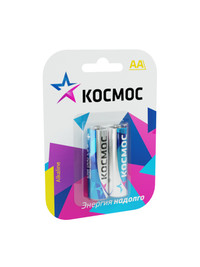 Батарейка  LR6 (AA) 1.5V Alkaline 2BL (Космос) KOCLR62BL