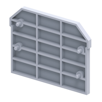 Крышка концевая OptiClip EPCMC1-2-TRIPLET-серый для клемм CMC1-2-TRIPLET (КЭАЗ) 289831