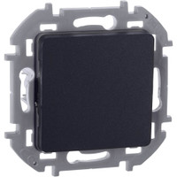 Выключатель 1-клавишный 10АХ безвинтовое крепление антрацит INSPIRIA (IEK) 673603