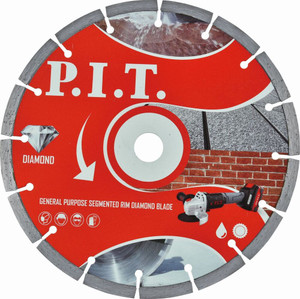 Диск алмазный отрезной (сегментированный)   230x22,2x1,8 мм (P.I.T.) ACTW03-G230A