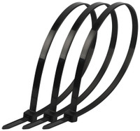 Стяжка кабельная нейлоновая (хомут) 2.5 х 200 мм чёрная (100 шт/уп) Simple NO-224-197 (ЭРА) Б0066031