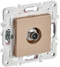 SKANDY Розетка TV оконечная SK-A12Sa песочный IEK (IEK) SK-A10-O-K98