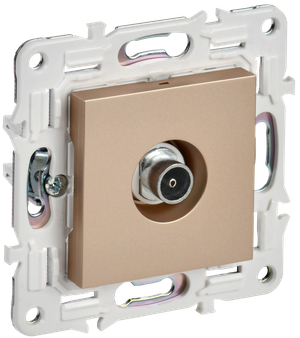 SKANDY Розетка TV оконечная SK-A12Sa песочный IEK (IEK) SK-A10-O-K98