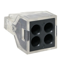 Строительно-монтажная клемма СМК 773-104 4 отверстия 1,0-2,5мм2 блистер (5шт.) PROxima (EKF) plc-smk-104b