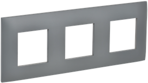 SKANDY Рамка 3-местная SK-F03Gr серый IEK (IEK) SK-M32-K03