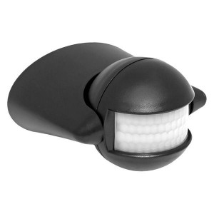 Датчик движения ИК настенный 1200Вт 180 градусов до 12 м IP44 MS-39b черный PROxima (EKF) dd-ms-39b