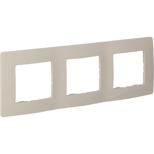 Рамка 3-местная слоновая кость ETIKA (IEK) 672513