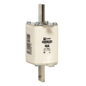 Вставка плавкая ППН-35 250/40А габарит 1 (EKF) fus-35/250/40