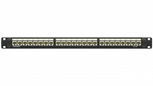 Патч-панель 19'',1U,CAT5E, 24 модуля RJ45, неэкранир ованная (DKC) RN5PPU24