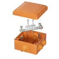 Коробка пластиковая FS с кабельными вводами и клеммниками IP55 100х100х50мм (DKC) FSB11404