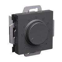 ATLASDESIGN ТЕРМОСТАТ электрон. теплого пола с датчиком, 10A, механизм, БАЗАЛЬТ (Systeme Electric) ATN001435