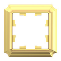 ATLASDESIGN ANTIQUE 1-постовая рамка, ЗОЛОТО (Systeme Electric) ATN101601