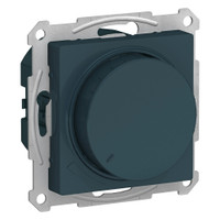 ATLASDESIGN СВЕТОРЕГУЛЯТОР (диммер) повор-нажим, LED, RC, 400Вт, мех., ИЗУМРУД (Systeme Electric) ATN000823