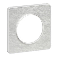 ODACE Рамка 1 пост алюминий/мартель (Schneider Electric) S52P802K