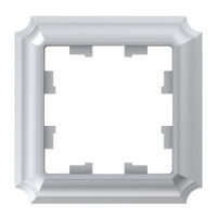 ATLASDESIGN ANTIQUE 1-постовая рамка, АЛЮМИНИЙ (Systeme Electric) ATN100301