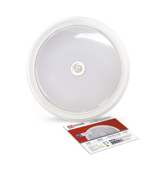 Светильник светодиодный СПБ-2Д-КРУГ 14Вт 4000К 1100Лм 210мм с настраиваемым датчиком белый IN HOME (IN-HOME) 4690612020693