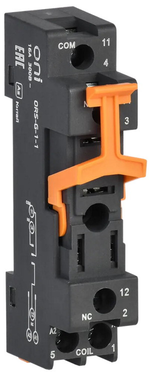 Розетка ORS-G-1-1 для реле OGR-1 1C (ONI) ORS-G-1-1-G