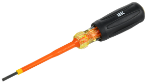 Отвертка диэлектрическая SL2,5х75 Т3 ARMA2L 5 (IEK) A2L5-SC30-T3-SL-25-075