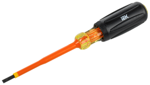 Отвертка диэлектрическая SL4,0х100 Т3 ARMA2L 5 (IEK) A2L5-SC30-T3-SL-40-100