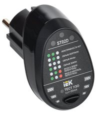 Тестер розеток ST02D ARMA2L 5 (IEK) A2L5-ST14-02