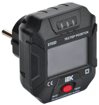 Тестер розеток ST03D ARMA2L 5 (IEK) A2L5-ST14-03