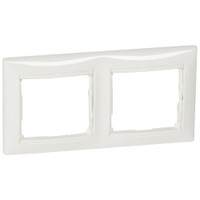 Рамка 2-местная белый VALENA (IEK) 774452