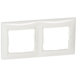 Рамка 2-местная белый VALENA (IEK) 774452