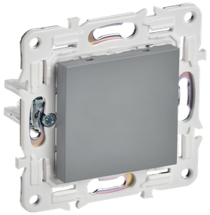 SKANDY Заглушка с суппортом SK-C01Gr серый IEK (IEK) SK-PL10-K03