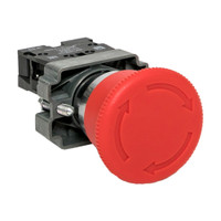 Кнопка BS542 поворотная красная грибок NC IP65 EK2 (EKF) xb2-bs542-65