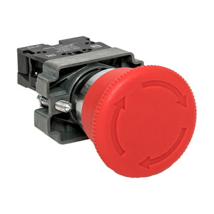 Кнопка BS542 поворотная красная грибок NC IP65 EK2 (EKF) xb2-bs542-65