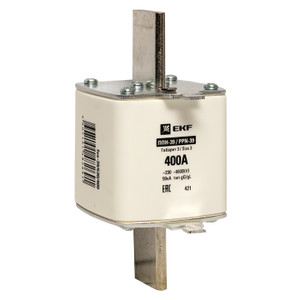 Вставка плавкая ППН-39 630/400А габарит 3 (EKF) fus-39/630/400