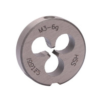 Плашка М3х0,5 HSS DIN22568 6g 20х5мм (Bucovice Tools) 240030