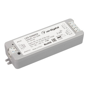 Диммер SMART-D3-DIM (12-24V, 8A, 2.4G) (ARL, IP20 Пластик, 5 лет) (Arlight) 024184