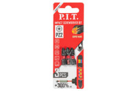 Бита ударная   PZ2x25 мм 3 шт в уп. (P.I.T.) ASDR01-25PZ2