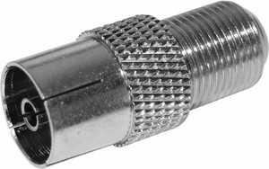 Переход гнездо F - гнездо TV, (REXANT) 05-4301