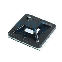 Площадка самоклеящаяся 20х20 мм, черная, 10 шт, (REXANT) 07-2021-10