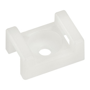 Площадка для крепления стяжки (ПС-2) 22x16 мм, белая, 10 шт, (REXANT) 07-2102-10